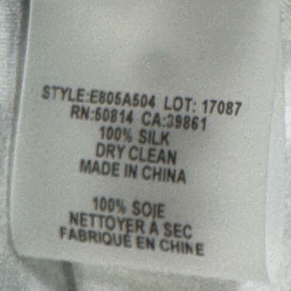 ELIE TAHARI MIRAGE CHEETAH BUTTON DOWN SHIRT - Picture 10 of 13